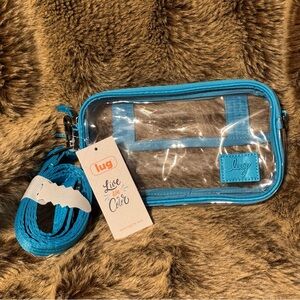 Lug Clear Wipeable Crossbody, Makeup Bag, Shoulder Bag, Waist Bag